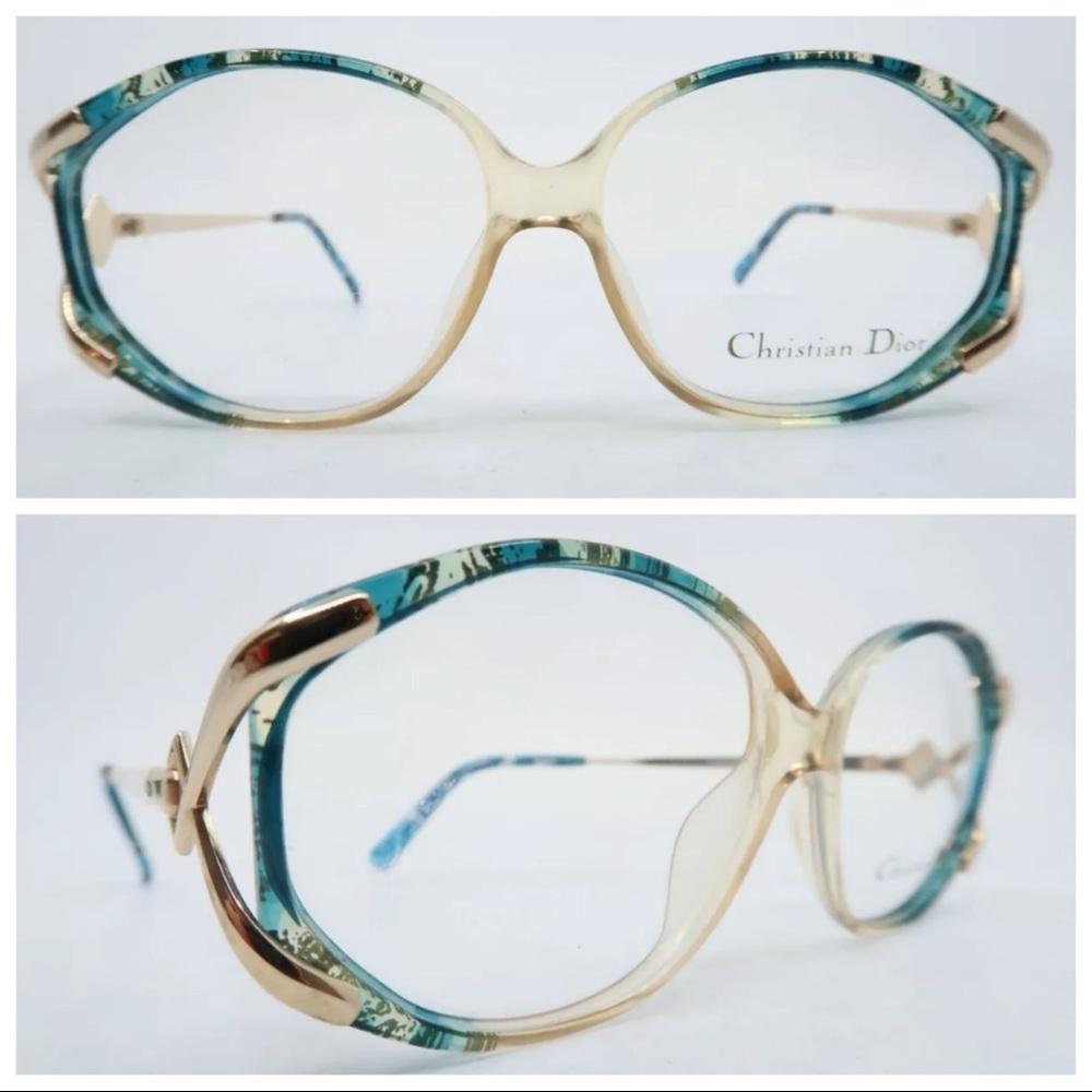 Vintage 1980s Christian Dior Eyeglasses Frames,  NOS Mod 2481 Col 50